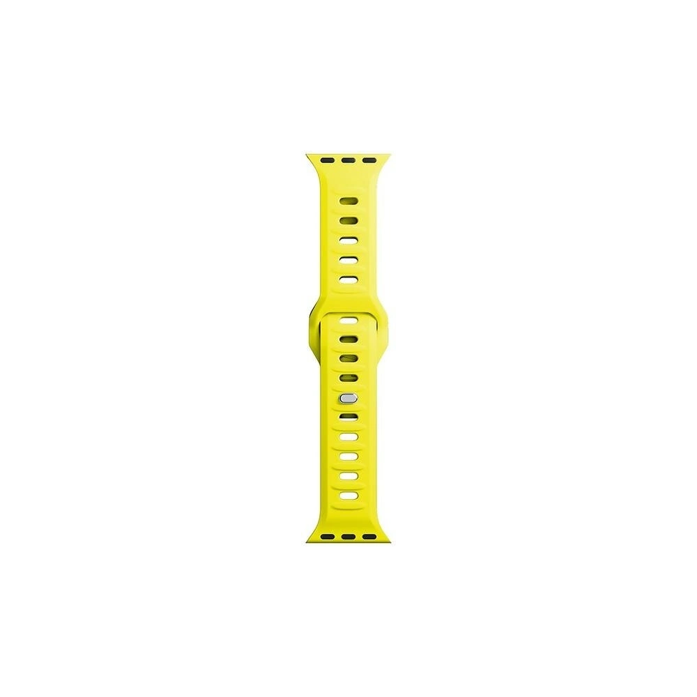 Pasek 3MK Silicone Watch Strap Apple Watch 4/5/6/7/SE/8/9/10 40/41/42mm żółty/yellow