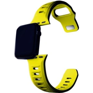 Kup 3MK Silikon-Uhrenarmband Apple Watch 4/5/6/7/SE/8/9/10 40/41/42mm gelb/yellow - 3MK6253 - {ean13} - Sklep Home Screen