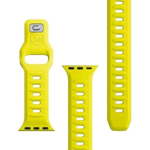 Kup 3MK Silikon-Uhrenarmband Apple Watch 4/5/6/7/SE/8/9/10 40/41/42mm gelb/yellow - 3MK6253 - {ean13} - Sklep Home Screen