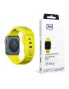 Pasek 3MK szilikon óraszíj Apple Watch 4/5/6/7/8/9/SE/Ultra 42/44/45/49mm sárga/yellow