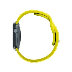 Kup 3MK Silikon-Uhrenarmband Apple Watch 4/5/6/7/8/9/SE/Ultra 42/44/45/49mm gelb/yellow - 3MK6254 - {ean13} - Sklep Home Screen
