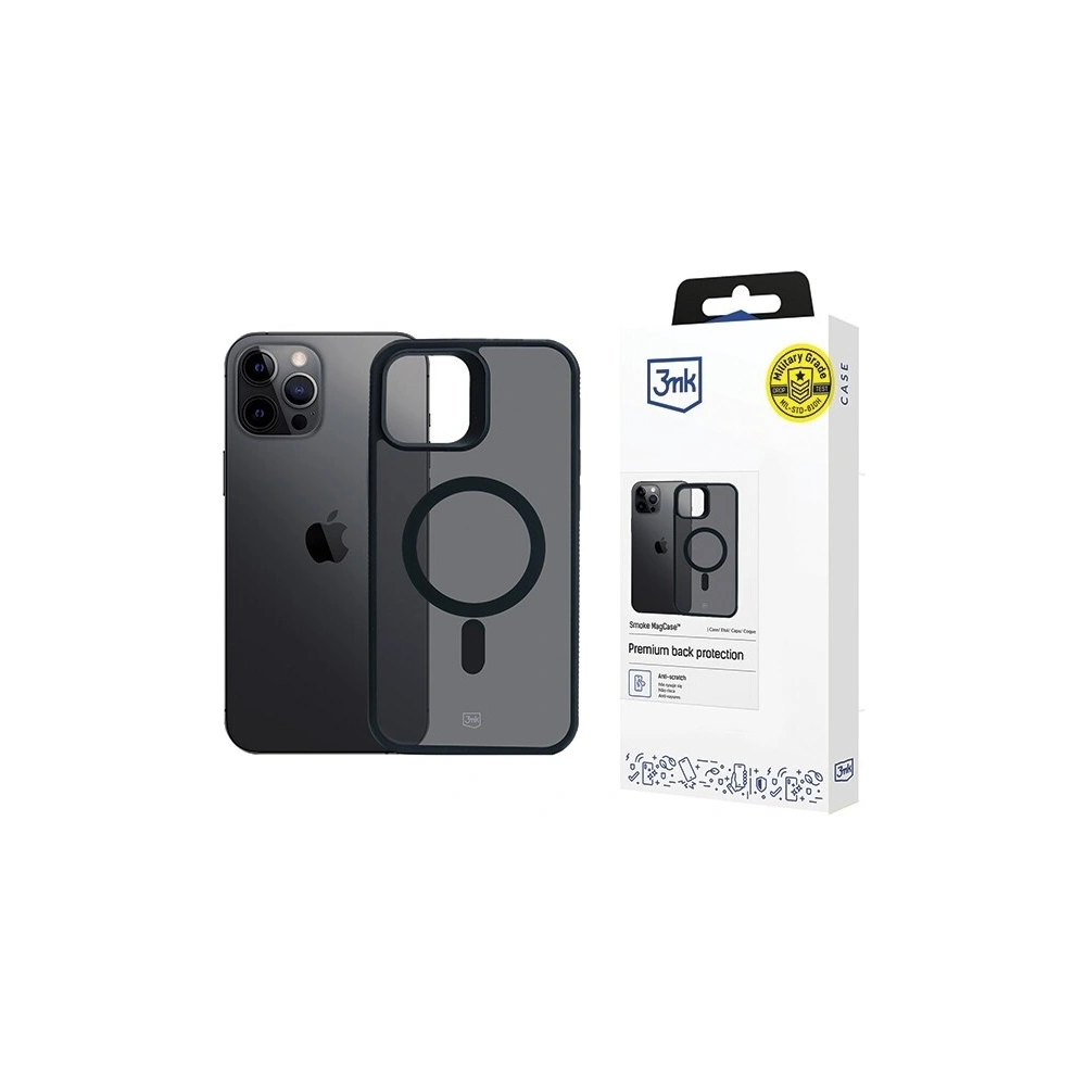 Etui 3MK MagCase Smoke Apple iPhone 12 Pro Max