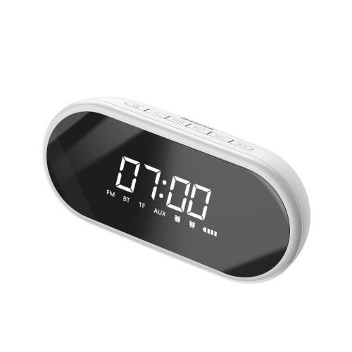 Kup Głośnik bezprzewodowy Bluetooth, zegar Baseus Encok E09 (biały) - BSU731WHT - {ean13} - Sklep Home Screen
