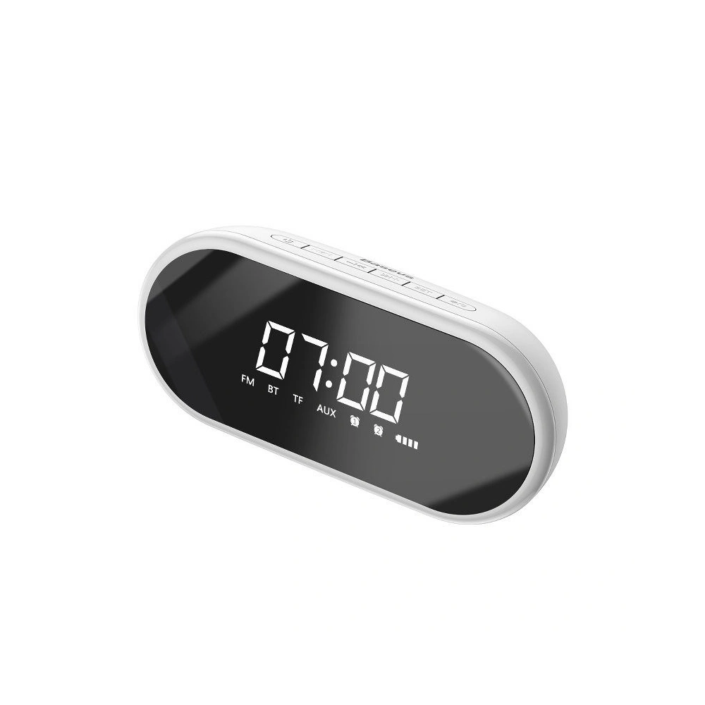 Głośnik bezprzewodowy Bluetooth, zegar Baseus Encok E09 (biały)
