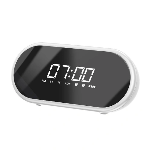 Kup Głośnik bezprzewodowy Bluetooth, zegar Baseus Encok E09 (biały) - BSU731WHT - {ean13} - Sklep Home Screen