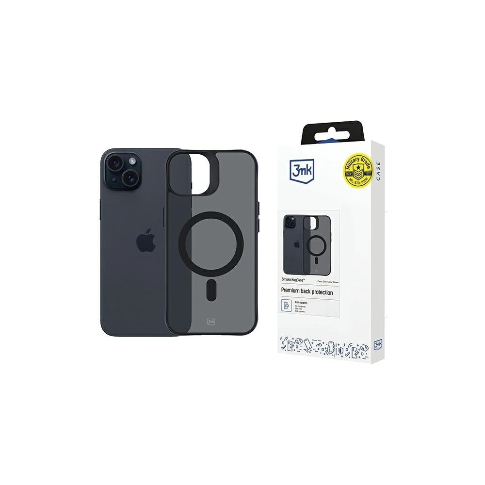Etui 3MK MagCase Smoke Apple iPhone 15 Plus