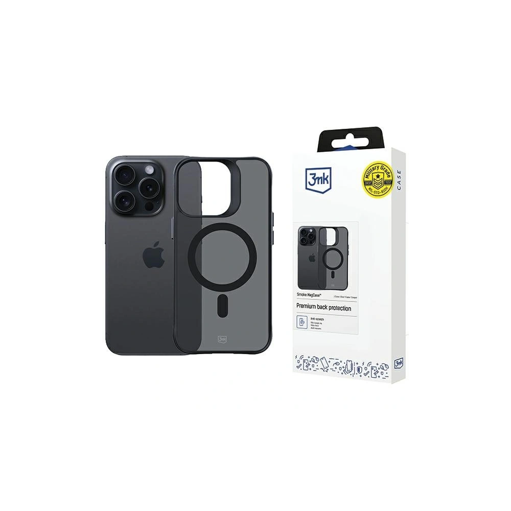 Etui 3MK MagCase Smoke Apple iPhone 15 Pro Max