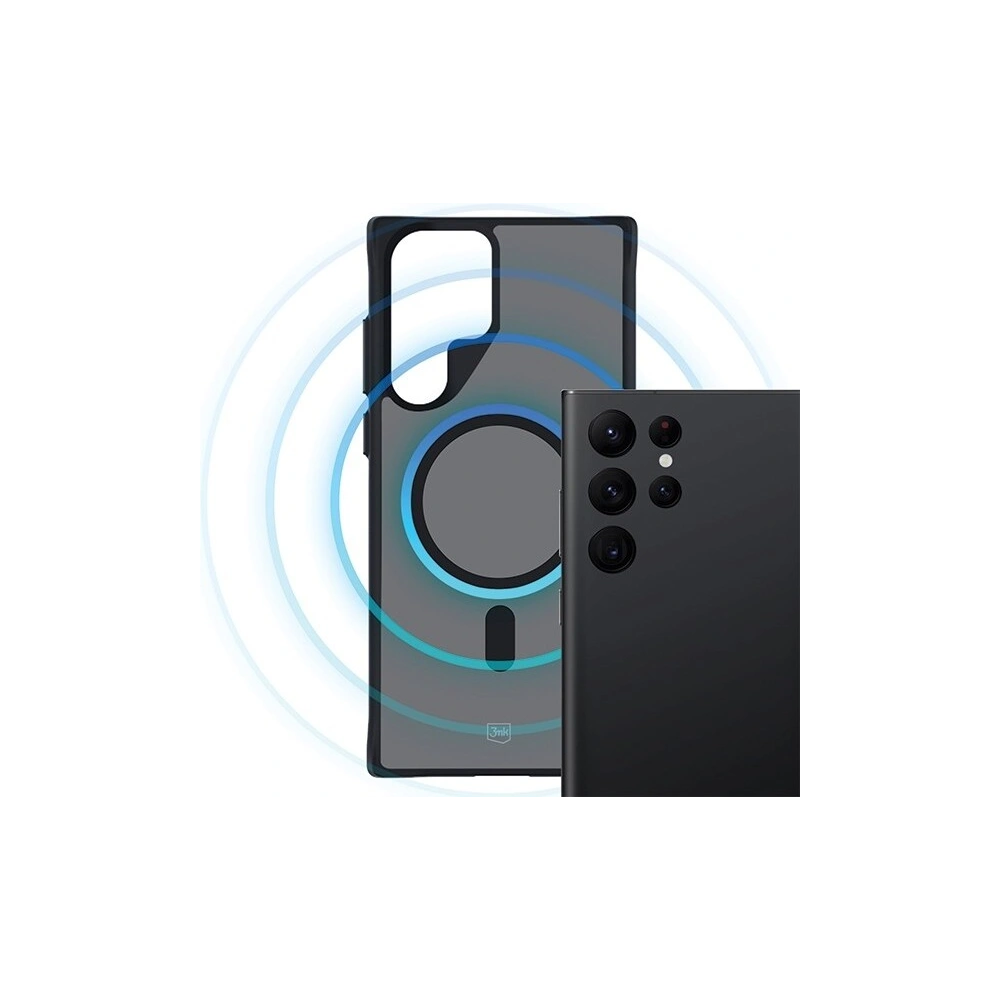 Etui 3MK MagCase Smoke Samsung Galaxy S22 Ultra 5G