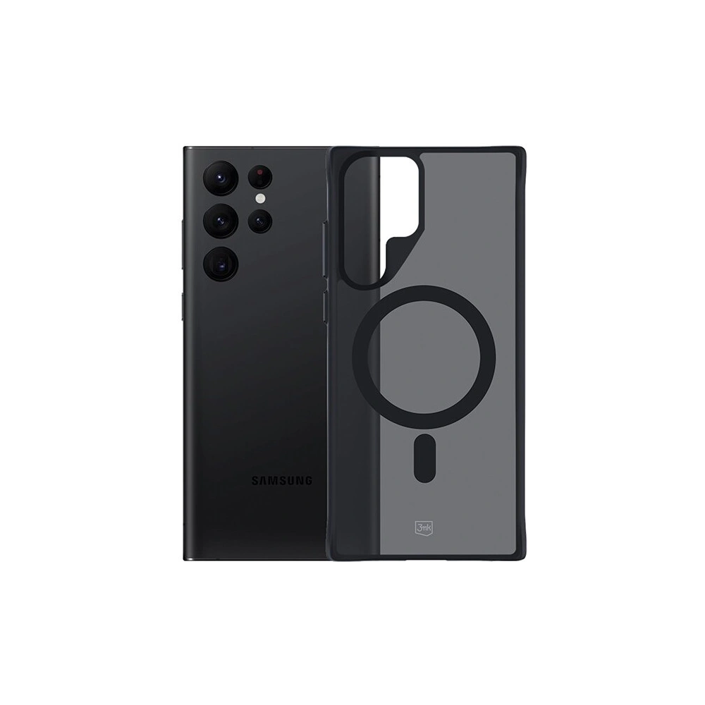 Etui 3MK MagCase Smoke Samsung Galaxy S22 Ultra 5G