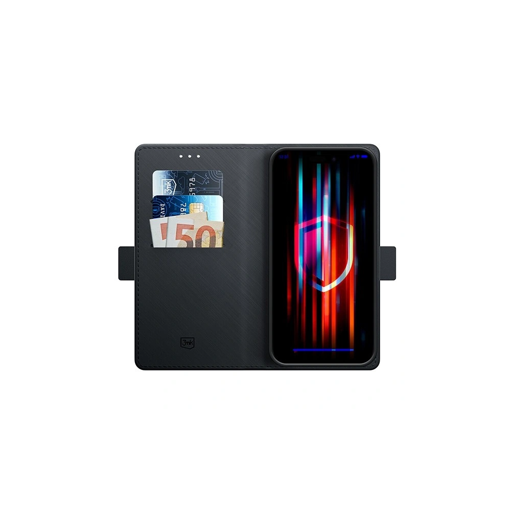 Etui z klapką 3MK Wallet Case Apple iPhone 14 Plus czarny/black