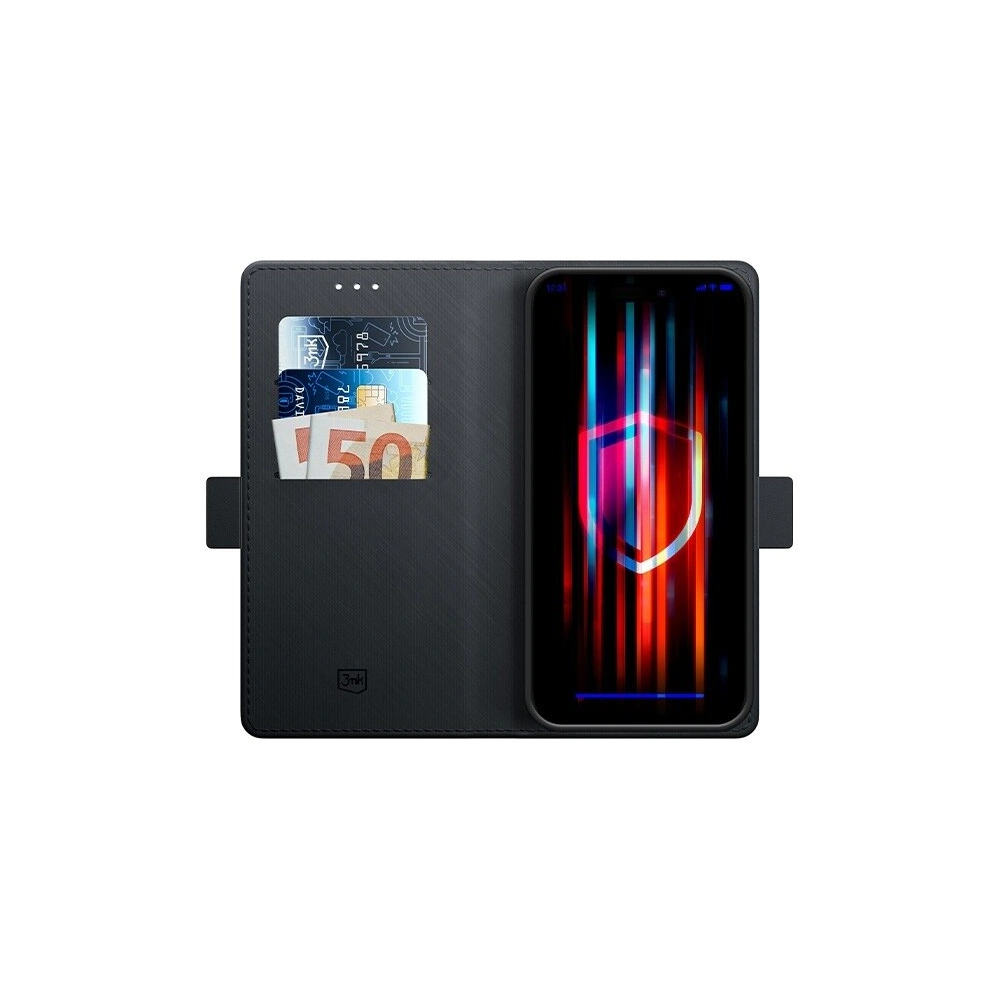 Etui z klapką 3MK Wallet Case Apple iPhone 14 Pro czarny/black