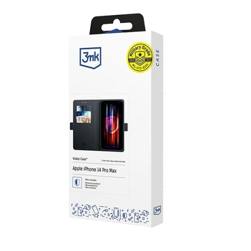 Kup Etui z klapką 3MK Wallet Case Apple iPhone 14 Pro Max černý/black - 3MK6281 - {ean13} - Sklep Home Screen