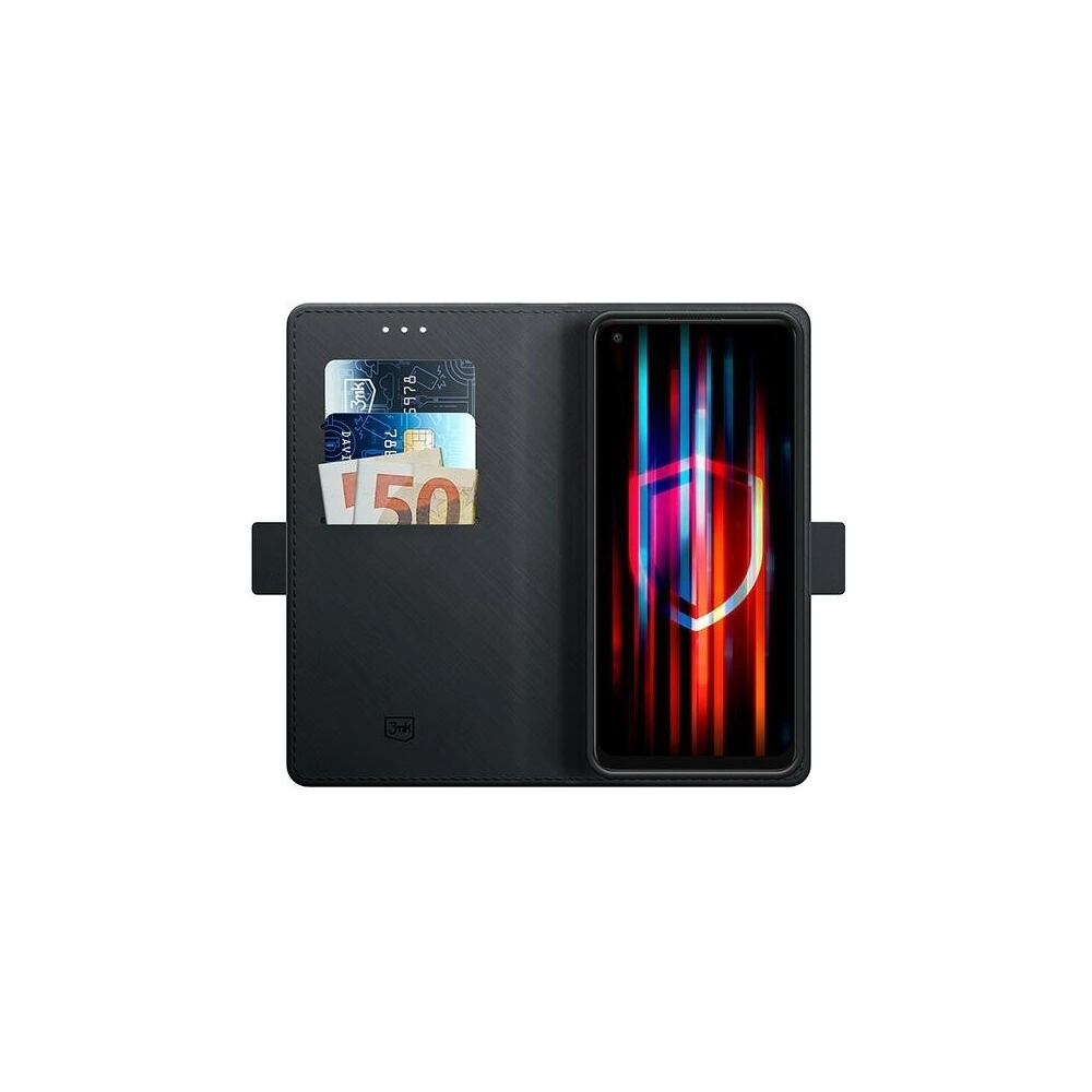 Etui z klapką 3MK Wallet Case Oppo A78 4G czarny/black