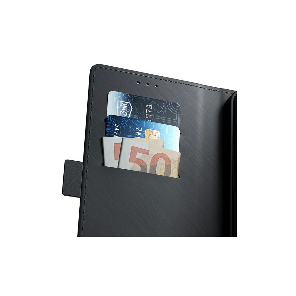 Etui z klapką 3MK Wallet Case Oppo Reno 10 Pro czarny/black