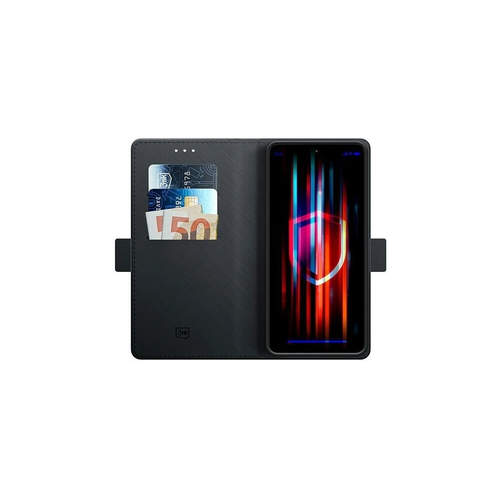 Etui z klapką 3MK Wallet Case Redmi Note 13 Pro 5G czarny/black - Redmi Note 13 Pro 5G - 3MK