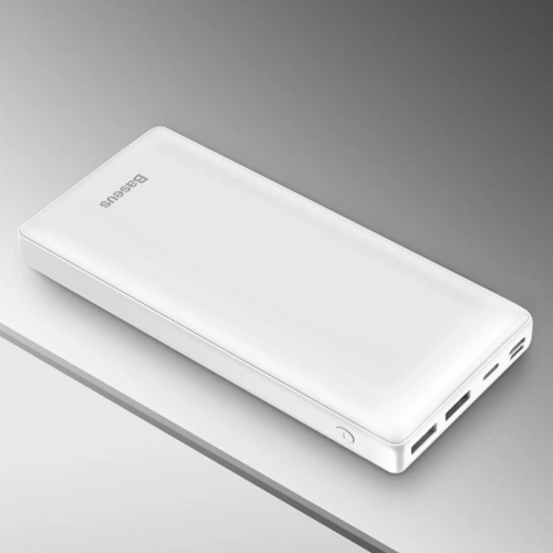 Buy Powerbank Baseus Mini JA 30000mAh 2x USB 3A White - BSU738WHT - {ean13} - Home Screen Store Europe