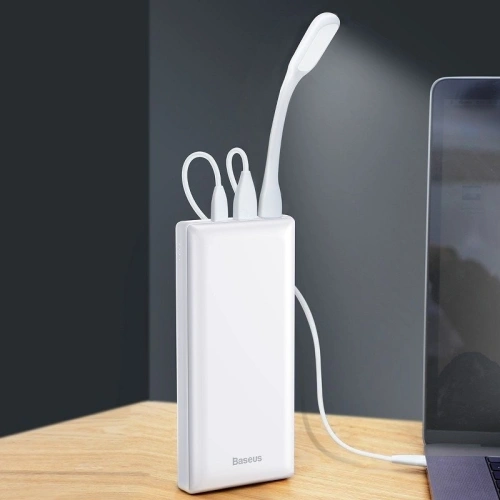 Buy Powerbank Baseus Mini JA 30000mAh 2x USB 3A White - BSU738WHT - {ean13} - Home Screen Store Europe