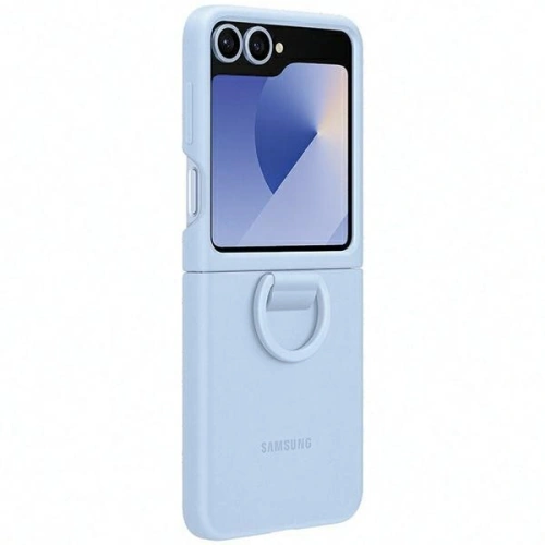 Kup Etui Samsung EF-PF741TLEGWW Galaxy Z Flip 6 Silicone Case with Ring niebieski/blue - SMG1120 - {ean13} - Sklep Home Screen
