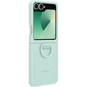 Kup Etui Samsung EF-PF741TMEGWW Galaxy Z Flip 6 Silicone Case with Ring miętowy/mint - SMG1121 - {ean13} - Sklep Home Screen