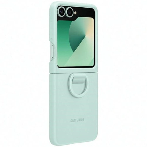 Kup Etui Samsung EF-PF741TMEGWW Galaxy Z Flip 6 Silicone Case with Ring miętowy/mint - SMG1121 - {ean13} - Sklep Home Screen