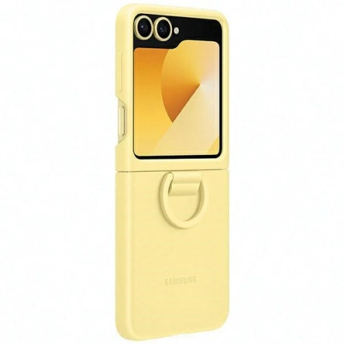 Kup Etui Samsung EF-PF741TYEGWW Galaxy Z Flip 6 Silicone Case with Ring żółty/yellow - SMG1123 - {ean13} - Sklep Home Screen