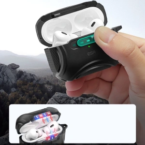 Kup Etui ESR Cyber FlickLock MagSafe Apple Airpods Pro 1 / 2 Black - ESR818 - {ean13} - Sklep Home Screen