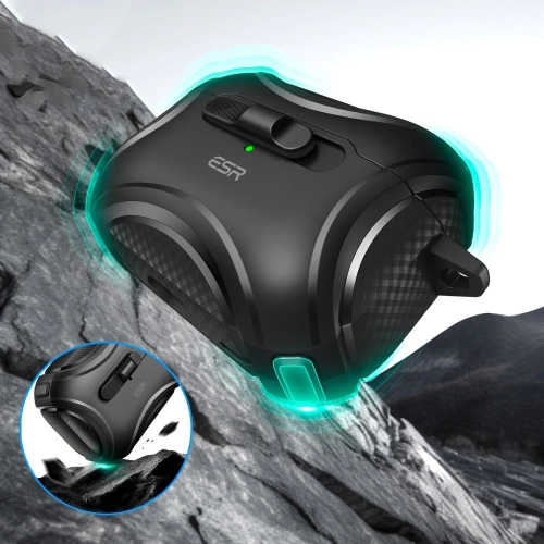 Kup Etui ESR Cyber FlickLock MagSafe Apple Airpods Pro 1 / 2 Black - ESR818 - {ean13} - Sklep Home Screen