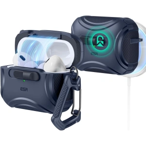 Kup Etui ESR Cyber FlickLock MagSafe Apple Airpods Pro 1 / 2 Blue - ESR820 - {ean13} - Sklep Home Screen