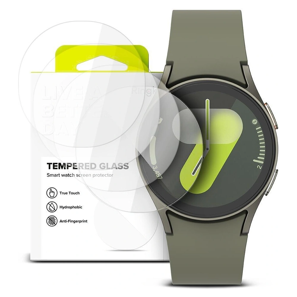 Szkło hartowane Ringke Tempered Glass Samsung Galaxy Watch 4 / 5 / 6 / 7 44mm Clear [4 PACK]