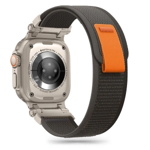 Kup Tech-Protect Nylon Delta Apple Watch 4/5/6/7/8/9/SE/Ultra 42/44/45/49mm schwarz/orange - THP2912 - {ean13} - Sklep Home Screen