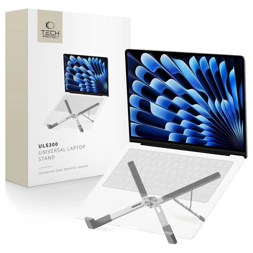 Podstawka Tech-Protect ULS300 Universal Laptop Stand Silver