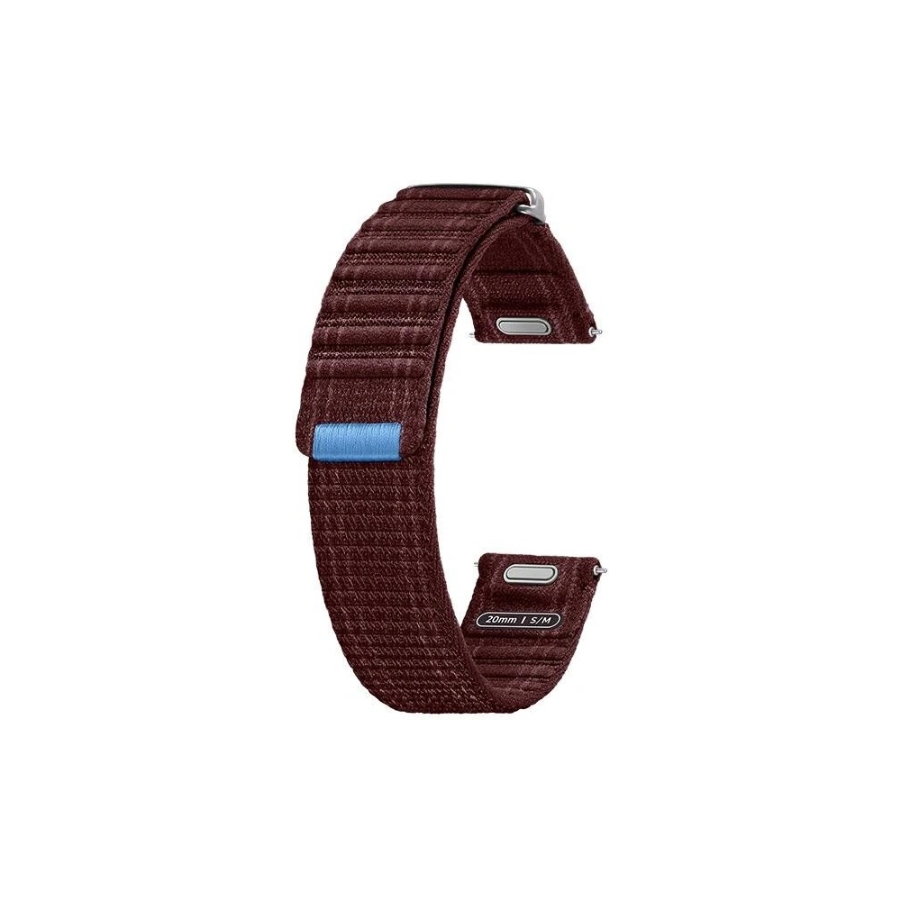 Pasek Samsung ET-SVL30SEEGEU Galaxy Watch7 / 6 / 5 / 4 20mm S/M Fabric Band winny/wine