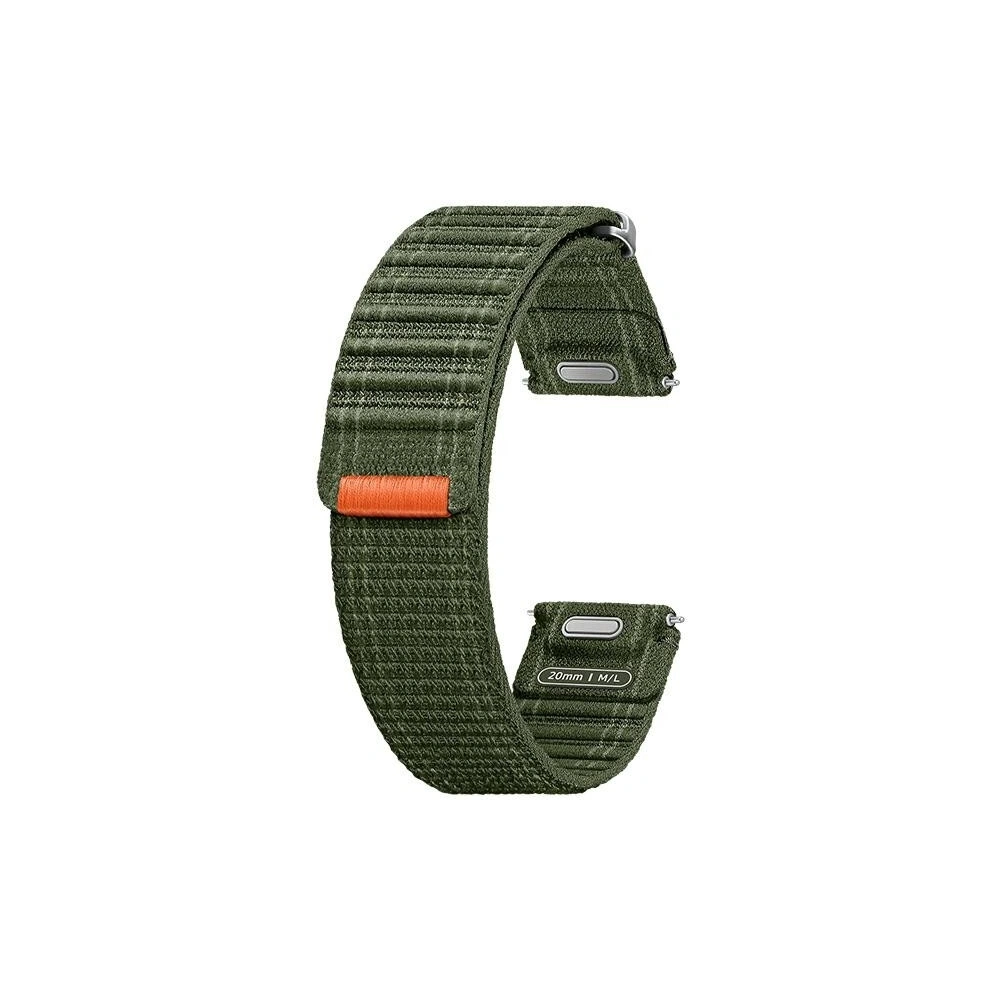 Pasek Samsung ET-SVL31LKEGEU Galaxy Watch7 / 6 / 5 / 4 22mm M/L Fabric Band zielony/green