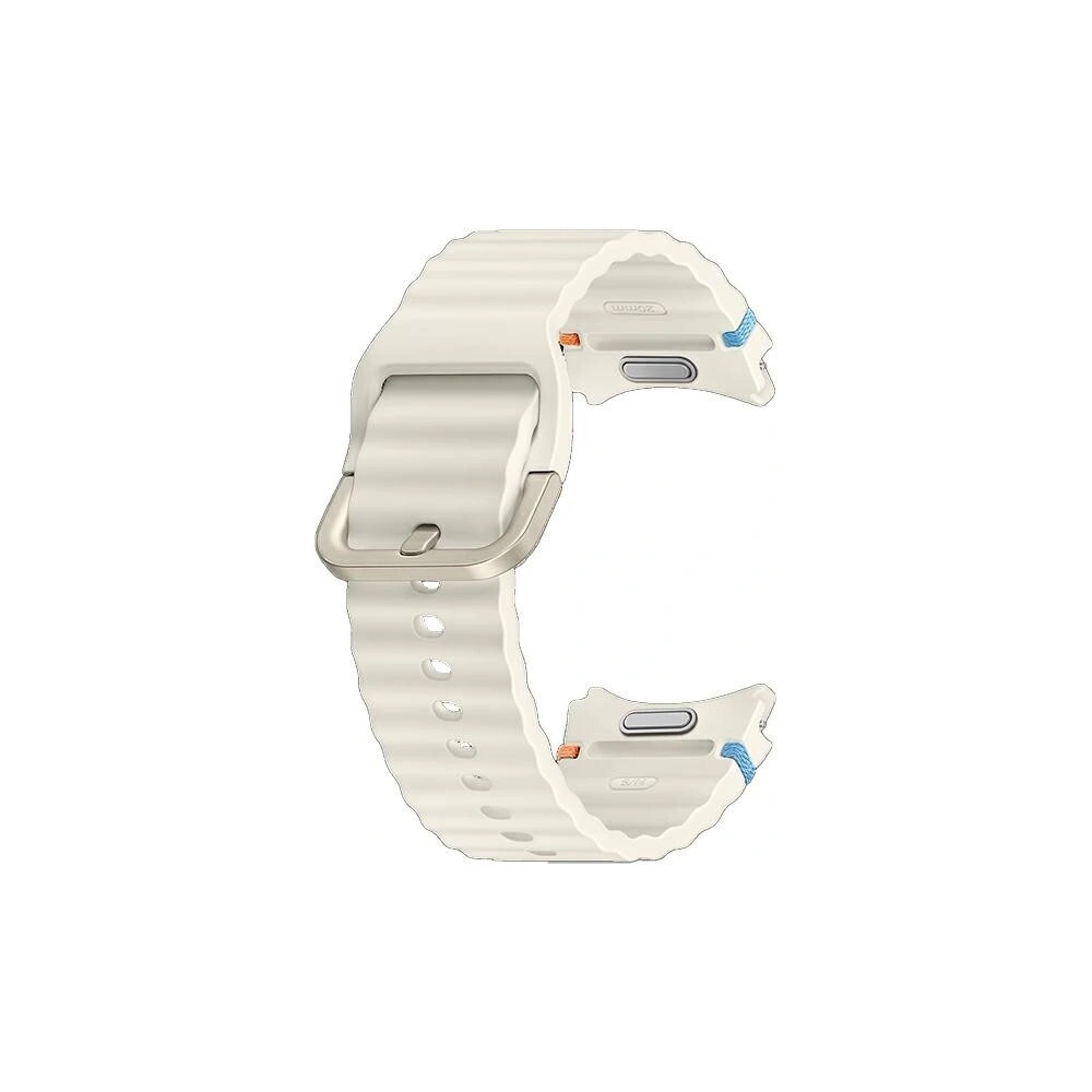 Pasek Samsung ET-SNL30SWEGEU Galaxy Watch7 / 6 / 5 / 4 20mm S/M Sport Band kremowy/cream