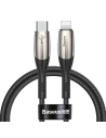 Kup Baseus USB-C zu Lightning Kabel Horizontal Power Delivery, LED, 1m (schwarz) - BSU744BLK - {ean13} - Sklep Home Screen