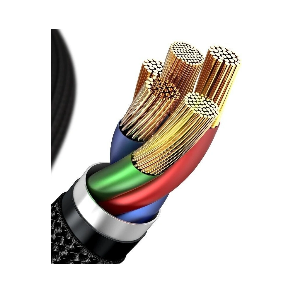 Kabel USB-C do Lightning Baseus Horizontal Power Delivery, dioda LED, 1m (czarny)