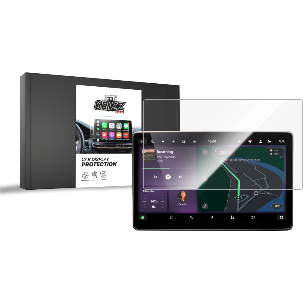 Folia ceramiczna GrizzGlass CarDisplay Protection do Skoda Octavia 4 10" Facelift (2024-2025)