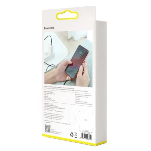 Buy Baseus Horizontal Data Cable Type-C to iP PD 18W 1m Black - BSU744BLK - {ean13} - Home Screen Store Europe
