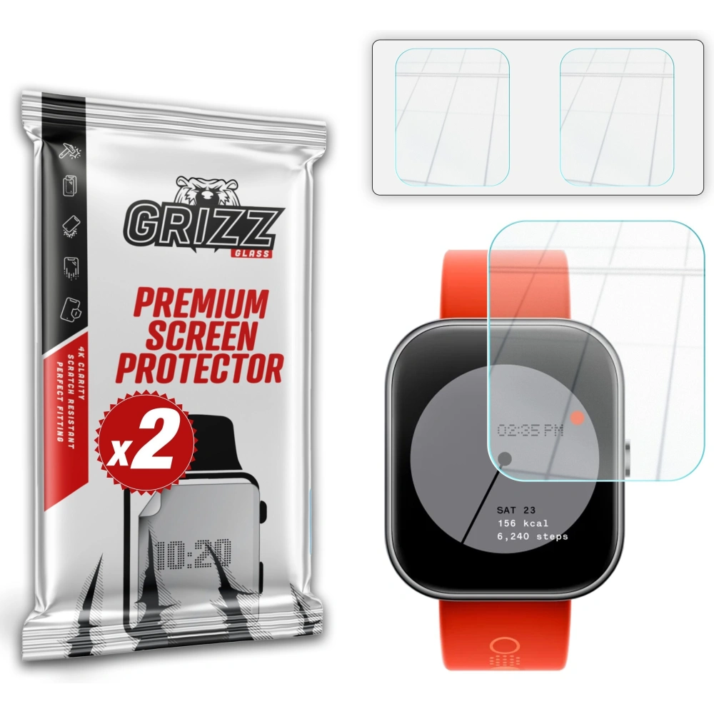 Szkło hybrydowe GrizzGlass HybridGlass do Nothing CMF Watch Pro