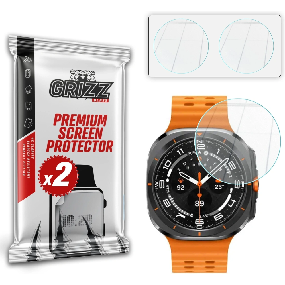 Szkło hybrydowe GrizzGlass HybridGlass do Samsung Galaxy Watch Ultra