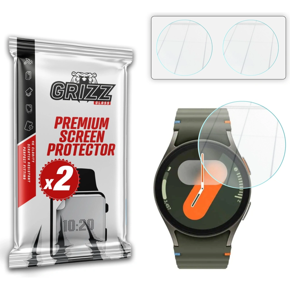 Szkło hybrydowe GrizzGlass HybridGlass do Samsung Galaxy Watch7 40mm