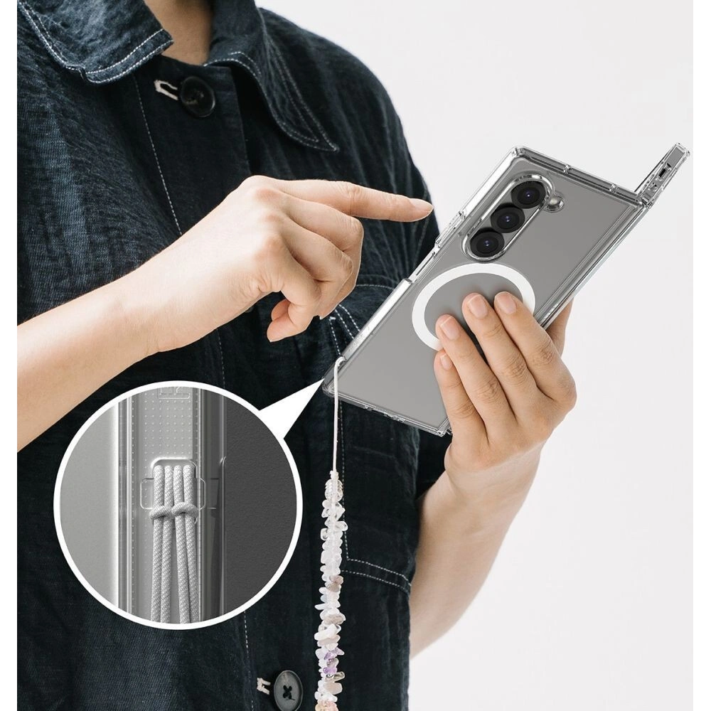 Etui Ringke Fusion Magnetic MagSafe Samsung Galaxy Z Fold 6 Clear