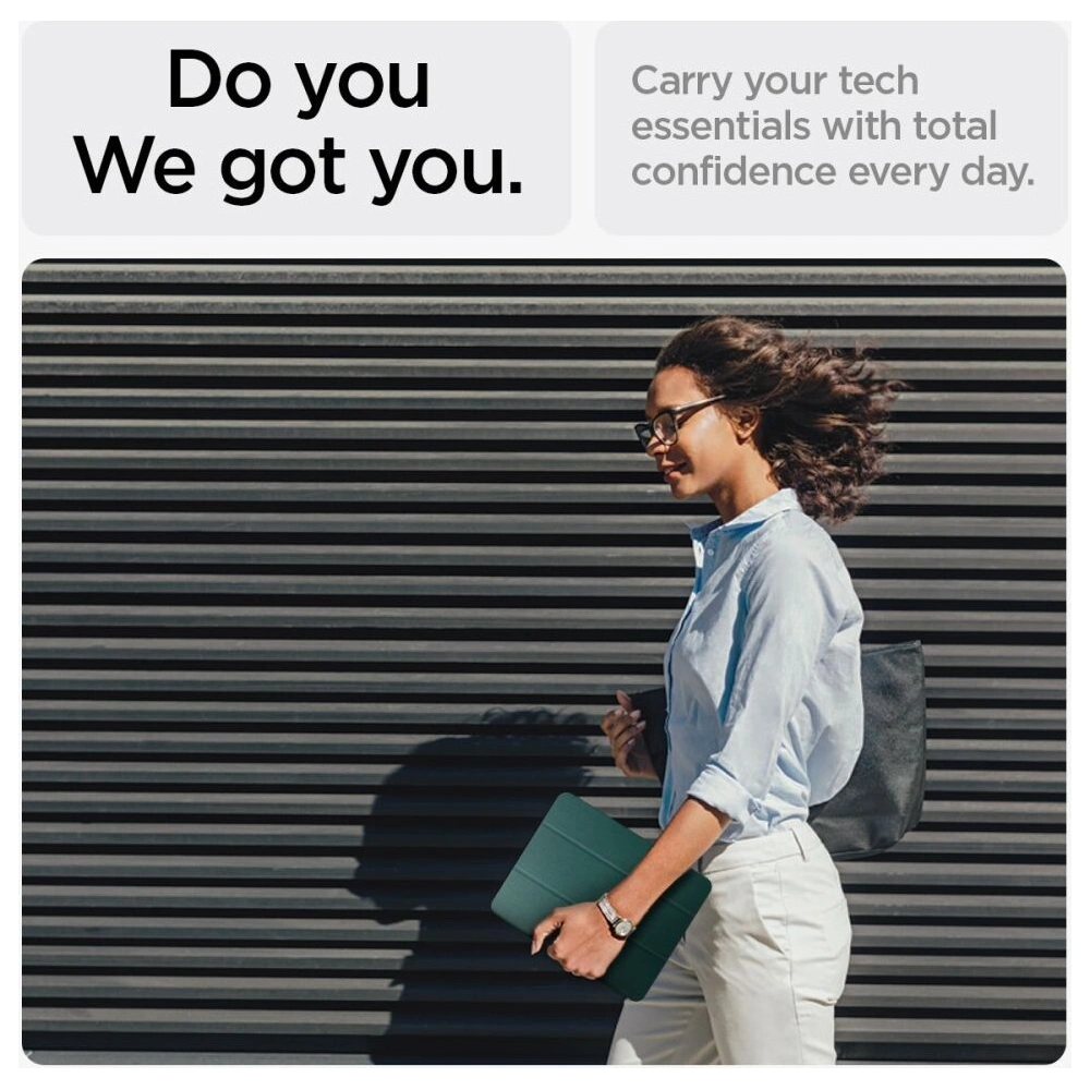 Etui Spigen Urban Fit Apple iPad Air 13" 2024 (6. generacji) Midnight Green