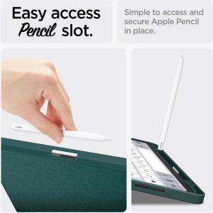Buy Spigen Urban Fit Apple iPad Air 13" 2024 (6 gen) Midnight Green - SPN3448 - {ean13} - Home Screen Store Europe