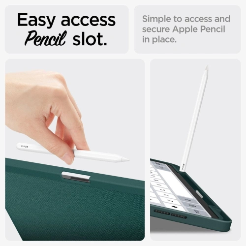 Kup Etui Spigen Urban Fit Apple iPad Air 13" 2024 (6. generacji) Midnight Green - SPN3448 - {ean13} - Sklep Home Screen