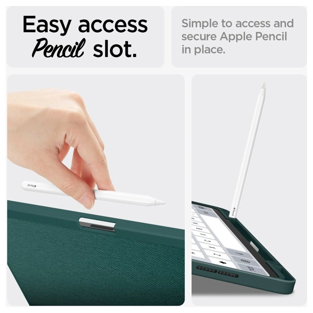 Etui Spigen Urban Fit Apple iPad Air 13" 2024 (6. generacji) Midnight Green