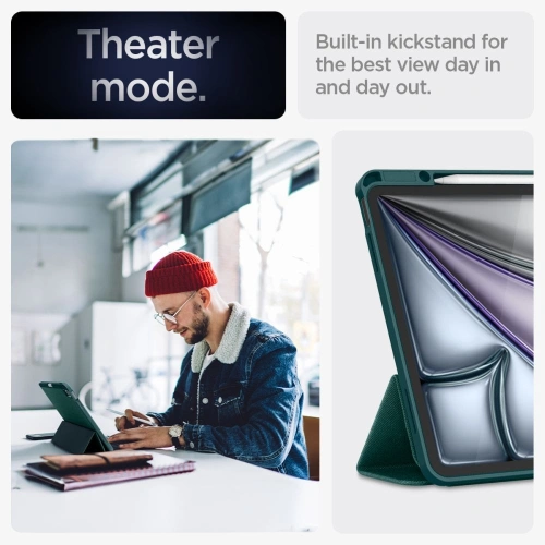Kup Case Spigen Urban Fit Apple iPad Air 13" 2024 (6. Generation) Mitternachtsgrün - SPN3448 - {ean13} - Sklep Home Screen