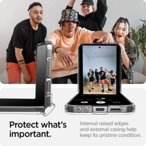 Kup Etui Spigen Ultra Hybrid Pro Samsung Galaxy Z Flip 6 Crystal Clear - SPN3449 - {ean13} - Sklep Home Screen