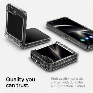 Kup Etui Spigen Ultra Hybrid Pro Samsung Galaxy Z Flip 6 Crystal Clear - SPN3449 - {ean13} - Sklep Home Screen