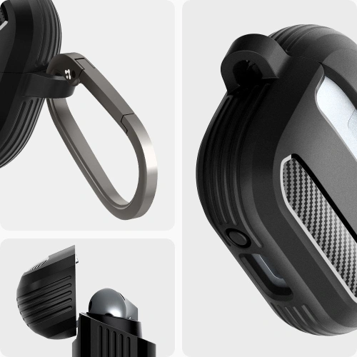 Kup Case Spigen Rugged Armor Samsung Galaxy Buds 3 / 3 Pro Matt Schwarz - SPN3450 - {ean13} - Sklep Home Screen